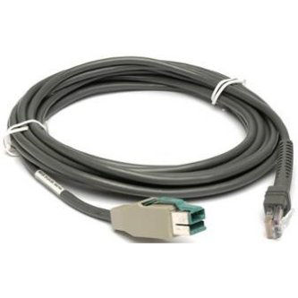 CABLE - SHIELDED USB: POWER PLUS CONNECTOR, 15FT. (4.6M), STRAIGHT, 12V.
