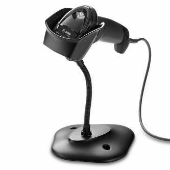 DS2208-SR, BLACK, WITH STAND, USB KIT: DS2208-SR00007ZZWW SCANNER, CBA-U21-S07ZBR SHIELDED USB Cable, 20-71043-04R STAND.
