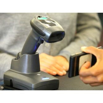 LI4278, Black Presentation Cradle USB No Line Cord Kit: LI4278-SR20007WR Scanner, CBA-U21-S07ZBR Shielded USB Cable, CR0078-PC1F007WR Cradle, PWR-BGA12V50W0WW and CBL-DC-375A1-01 DC Line Cord.