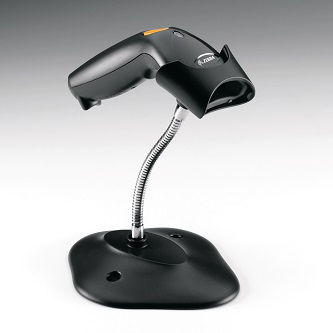 Rebox: LS1203, Black with Stand USB Kit: LS1203-CR10007R Scanner, CBA-U01-S07ZAR USB Cable, 20-73951-07R Stand