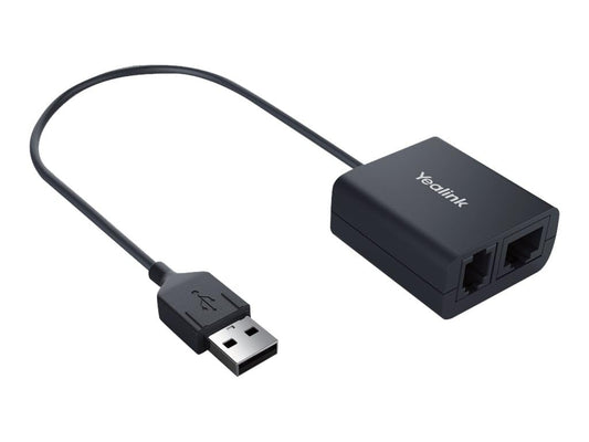 Yealink EHS40 Wireless Headset Adapter Compatible with Jabra, Poly, EPOS, Enables Remote Call Control