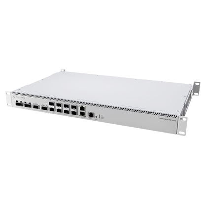 MikroTik CRS812-8DS-2DQ-2DDQ-RM – 100G Cloud Router Switch with 8X 25G SFP28, 2X 40G QSFP+, 2X 100G QSFP28, Layer 3 Hardware Offloading, Rackmount