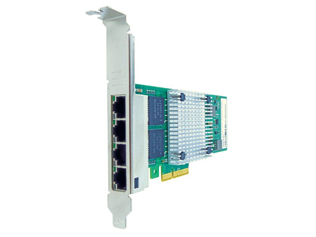 Axiom Memory Solutionlc 10/100/1000mbs Quad Port Pcie X4 Nic