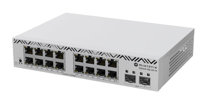 MikroTik CSS318-16G-2S+in Managed Network Switch, 16 Gigabit Ethernet Ports, 2 SFP+ Ports