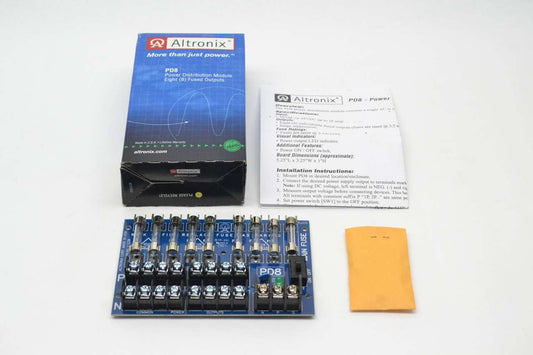 Altronix Power Dist Module 8 Output Fuse, 1 (PD8)