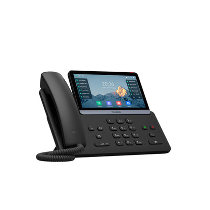 Yealink SIP-T87W – 1301227 - Wi-Fi IP Phone - 16 SIP Accounts - 7-inch Color Multi-Point Touch Screen - Dual-Port Gigabit Ethernet, PoE, Power Adapter Not Included