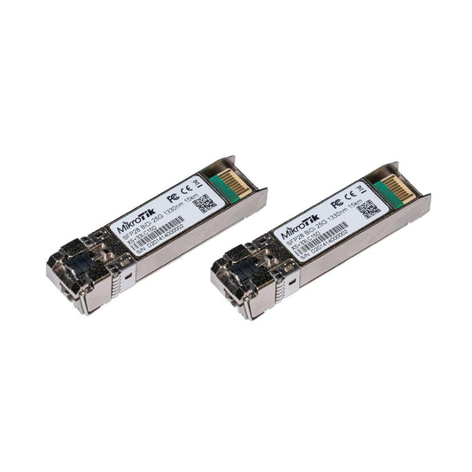 Mikrotik XS+2733LC15D Pair of bidirectional SFP/SFP+/SFP28 Modules 1/10/25G 15km 1270nm + 1330nm