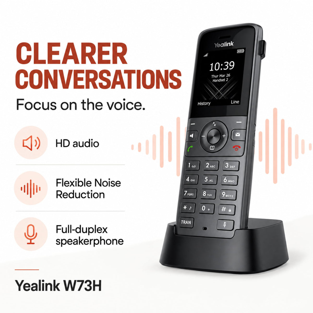 YealinkW73H DECT Handset