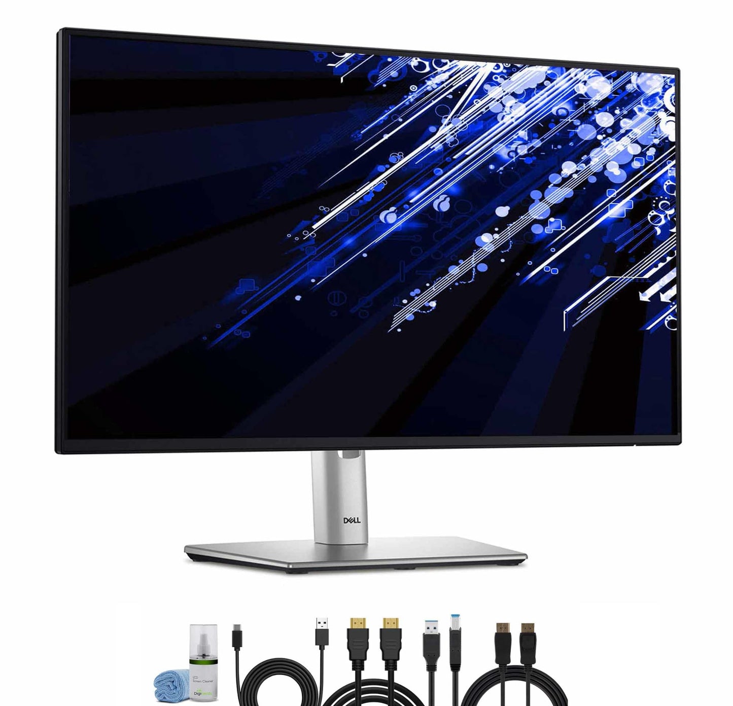 Dell P2725H 27" Full HD, (1920 x 1080) Display, 16:9 IPS, LED, 100Hz Monitor (P2725H) + USB-C Cable + Cleaning Kit