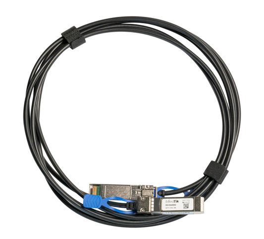 Mikro Tik Mikrotik XS+DA0001 Direct Attach Cable SFP 1G, SFP+ 10G and 25G SFP28 Support 1m Long