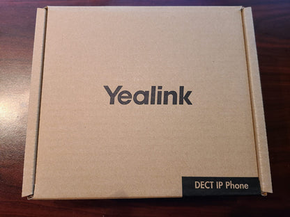 Yealink W73P DECT Cordless IP Phone System, Black, VoIP Base Station with Wireless Handset