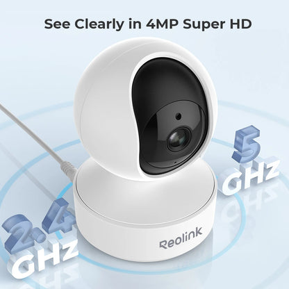 Reolink E1 Pro 4MP HD Pan/Tilt IP Camera Baby Monitor 2.4G/5GHz WiFi Camera human detect Indoor Home Security Video Surveillance