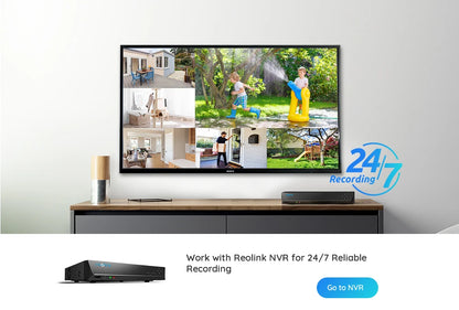 Reolink 5MP Baby Monitor Pan/Tilt WiFi Camera 2.4G/5G 5MP HD WiFi Video wireless Camera Indoor Home Security IP Camera E Series
