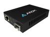 TAA 1GBS RJ45 POE+(PSE) TO SFP FIBER MEDIA CONVERTER - OPEN SFP PORT