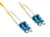 1M LC/LC DUPLEX ZIP OS2 SM 9/125 FIBER OPTIC CABLE YELLOW TAA-COMPLIANT