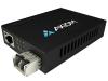 TAA 1GBS POE+ RJ45 TO 1000BASE-SX FIBER MEDIA CONVERTER MMF, LC