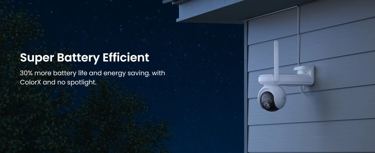 Reolink 4K Battery WiFi Security Camera 360° PT Auto Tracking Color Night Vision Wireless IP Camera Home Hub Security System