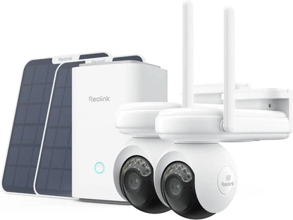 Reolink 4K Battery WiFi Security Camera 360° PT Auto Tracking Color Night Vision Wireless IP Camera Home Hub Security System