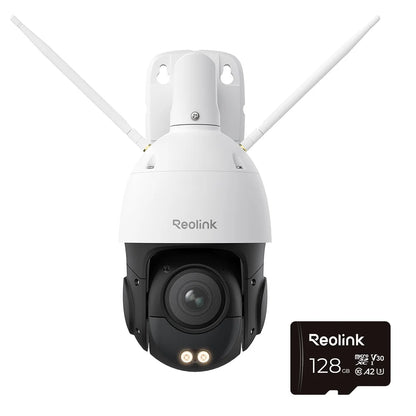 REOLINK 4K Wi-Fi 6 PTZ Security Camera 5X Optical Zoom Pan & Tilt Auto Tracking Smart Detection 8MP Onvif Dome Outdoor IP Camera
