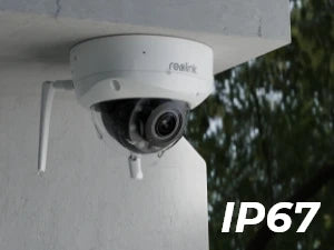 Reolink 4K Dual-Band Wi-Fi 6 Security Camera IK10 Vandal-Proof 5X Optical Zoom Outdoor 8MP Dome WiFi IP Camera with Spotlight