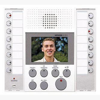 White Audio/Video Master Station Max 8 Door/SUBS