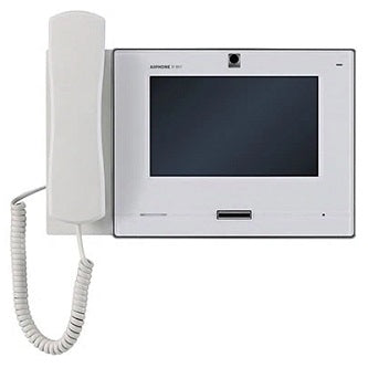 IP VIDEO MASTER STATION, SIP, WITH 7" TOUCHSCREEN, PRIVACY HANDSET, WHITE, TAA COMPLIANT