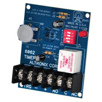Timer, Multi-Purpose, 12/24VDC 1 Second to 60 Minutes, Board