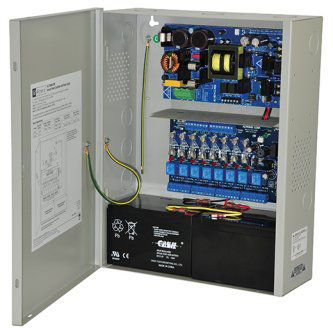 Access Power Controller w/ Power Supply/Charger, 8 Fused Relay Outputs, 24VDC @ 10A, FAI, 115VAC, BC400 Enclosure
