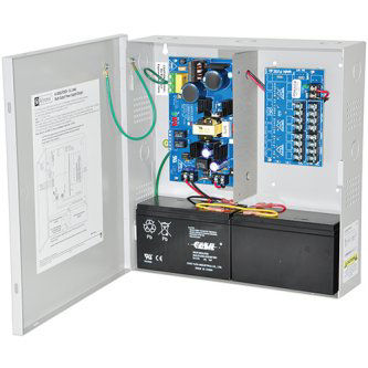 Power Supply Charger, 8 PTC Class 2 Outputs, 12/24VDC @ 4A, 115VAC, BC300 Enclosure