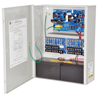 Power Supply Charger, 16 Fused Outputs, 12/24VDC @ 4A, 115VAC, BC400 Enclosure