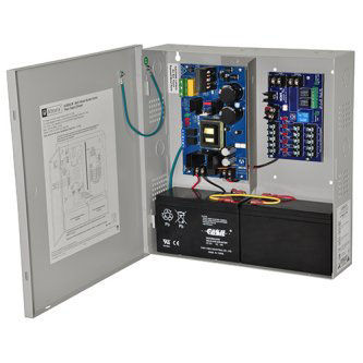 Access Power Distribution Module w/ Power Supply/Charger, 5 PTC Class 2 Outputs, 12/24VDC @ 6A, FAI, 115VAC, BC300 Enclosure