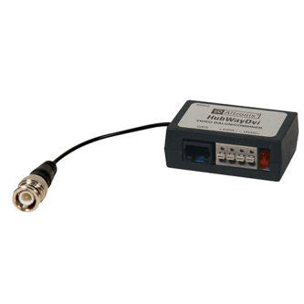 UTP Passive Video/Data/Power Balun, Converts 24VAC/28VAC to Isolated 12VDC