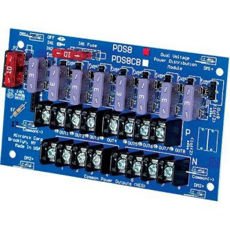 Dual Input Power Distribution Module, 8 Fused Outputs
