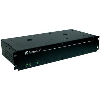 CCTV Power Supply, 8 Fused Outputs, 24/28VAC @ 28A, 115VAC, 2U