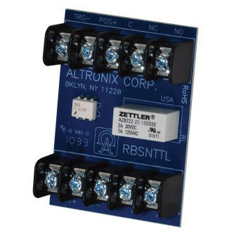 Relay Module, Ultra Sensitive, 12/24VDC, DPDT Contacts @ 1A - 120VAC or 2A - 28VDC
