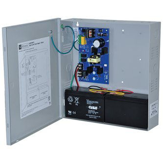 Power Supply Charger, Single Output, 12/24VDC @ 2.5A, 115/220VAC, Supervision, BC300 Enclosure