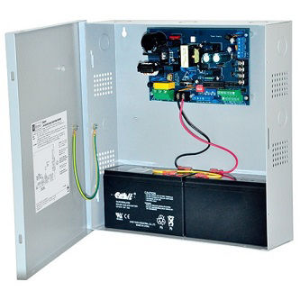 Low Current Locking Device Power Controller / Power Supply/Charger, 24VDC @ 4A in-Rush, Aux. Output, FAI, 115VAC /230VAC, BC300 Enclosure