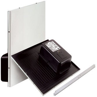 SPEAKER, 2X2 BRIGHT WHITE WITH RECESSED VOLUME CONTROL (2 PER BOX)