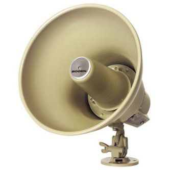 Horn Loudspeaker with Transformer 70V for Indoor/Outdoor, 15 Watt