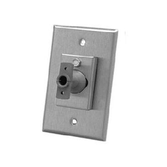 B328 Gimbal-mount Bracket - Mounts on a single-gang box and allows rotation of a detector. Wires are hidden inside.