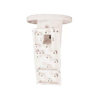 B338 Universal Ceiling-mount Bracket - Swiveling universal bracket for ceiling mounting. The vertical swivel range is +7 degrees to -16 degrees, while the horizontal swivel range is +/-45 degrees.