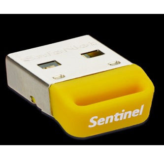 The D5371-USB is a required accessory for RPS-LITE. Without it, communication with the control panel is not possible. It is plugged into  the computer s USB port and is color-coded yellow.