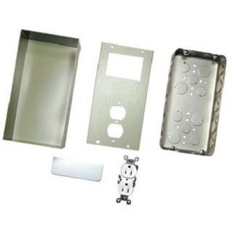 D8004 Transformer enclosure kit, grey - For applications that might require a remote transformer in an enclosure. Can be used with B Series control panels and D9412GV4/D7412GV4 control panels.
