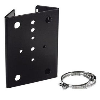 IIR-MNT-PMB Pole mount bracket - Illuminator pole mount bracket, black. Fits 7.5 to 20 cm diameter pole. Stainless steel construction.