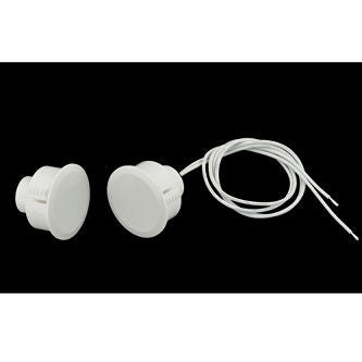 1" STUBBY RECESSED CONTACT WHITE - 10 PK