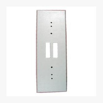 TP160 Trim Plate - A light gray trim plate used when mounting the detector over a standard single-gang box.