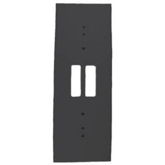 Trim plate for DS151 and DS161, black - A black trim plate used when mounting the sensor over a standard single-gang box.
