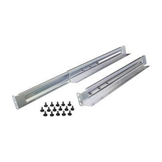 Universal Rack Mount Rail Kit with Adjustable Length 18.5" - 29". Up to 230 LBS supported for 1U, 2U, and 3U applications.