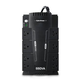 550VA CP UPS 120V STANDBY GREEN; 8OUT 5-15R USB RJ11 MGMT SOFT 3YR
