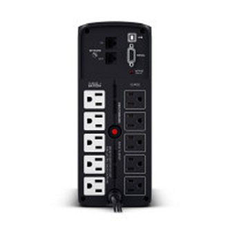 850VA CP PFC UPS PURE SINEWAVE;10 OUT 15A LCD AVR RJ11/45/COAX 3YR